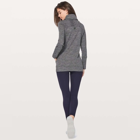 Lululemon To You Tunic Heathered Core Dark Grey Sweater size 4 - Picture 3 of 12